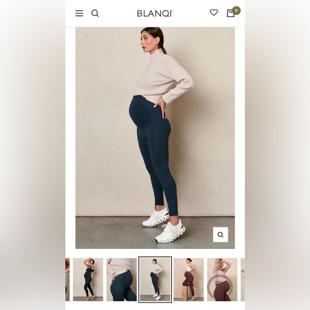 SOLD-BLANQI MATERNITY SUPPORT LEGGINGS